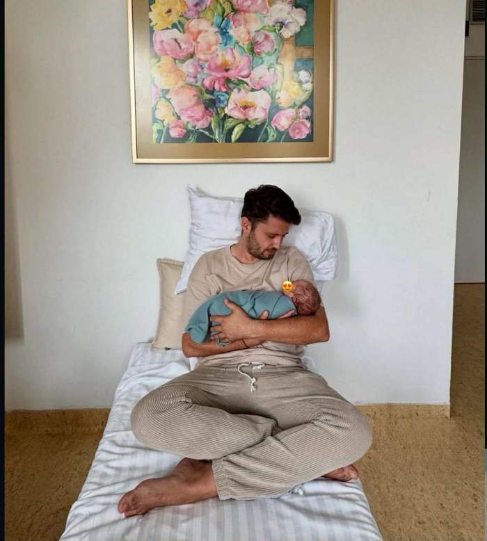 Florian Rus a devenit tată pentru prima dată! Primele imagini cu bebelușul: "Voi face tot ce pot, puștiule" | FOTO