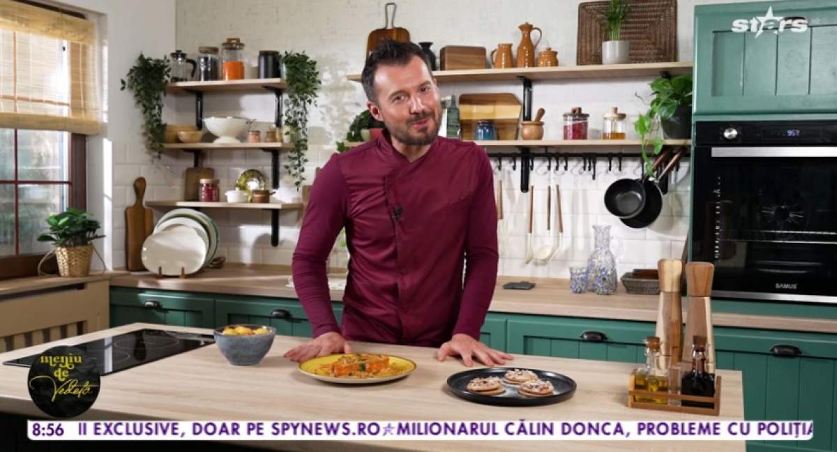 Meniu complet propus de Chef Horia Manea! Cum să gătești cel mai bun somon cu spanac în sos cremos