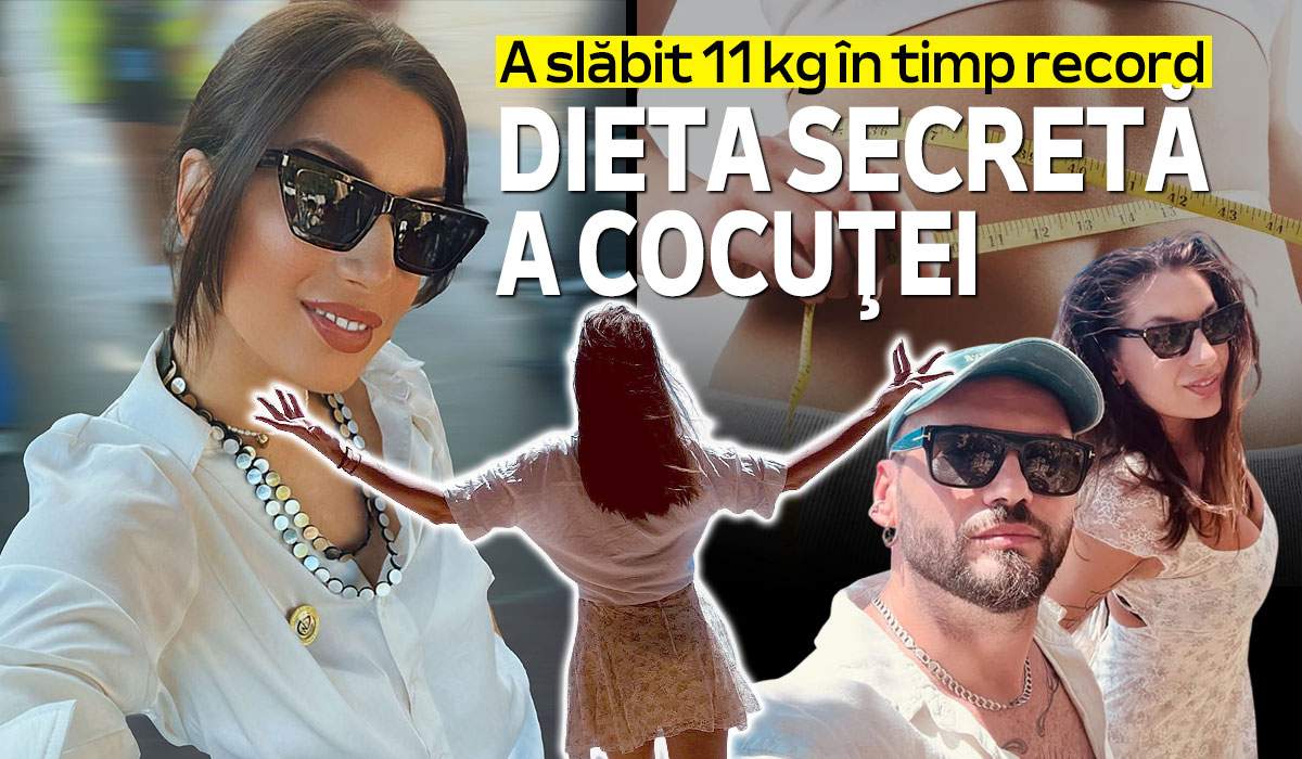 A slăbit 11 kilograme în timp record! Dieta secretă a Cocuţei