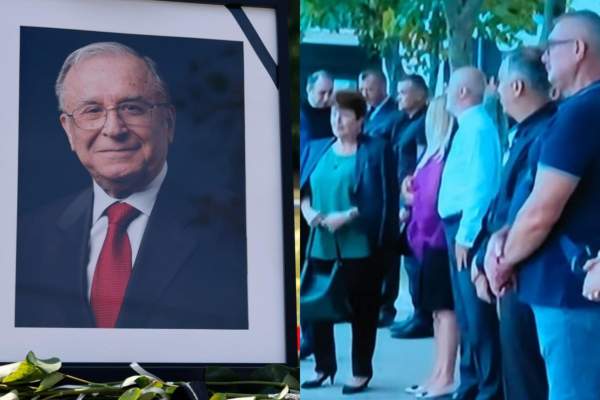 Primele imagini de la parastasul lui Ion Iliescu. Soția lui, Nina Iliescu, nu a fost prezentă | FOTO