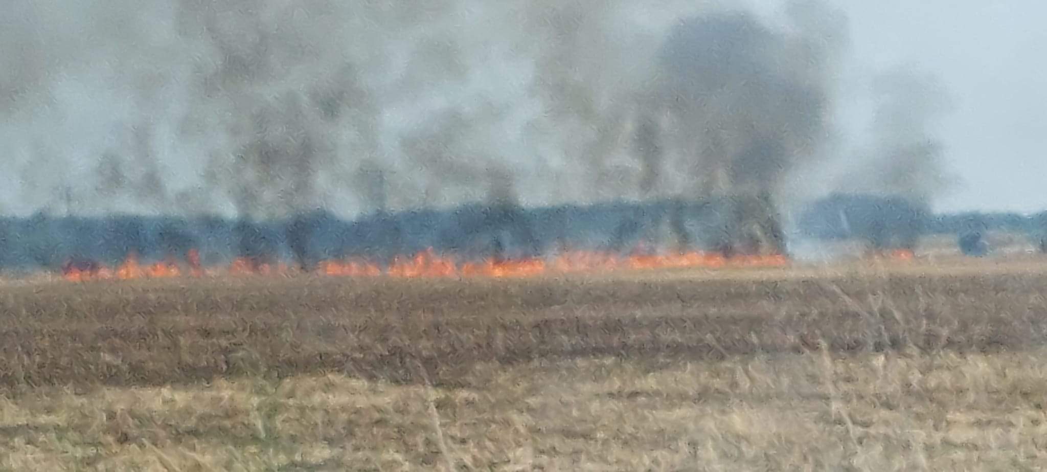 incendiu lângă București
