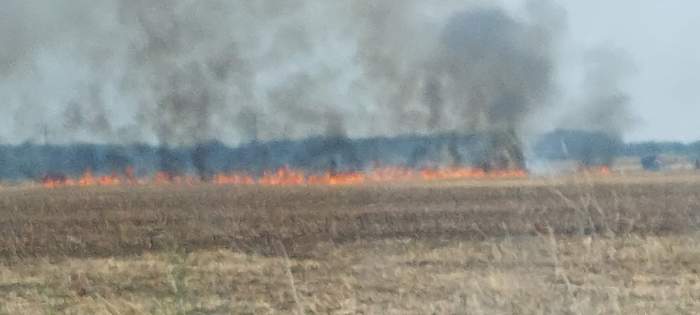 incendiu lângă București