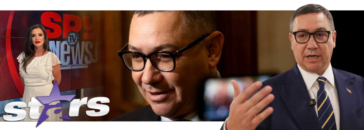 Victor Ponta, în seara aceasta, de la 21:30, la SpyNewsTv, pe Antena Stars! Dezvăluiri în premieră! Față în față cu Mara Bănică!