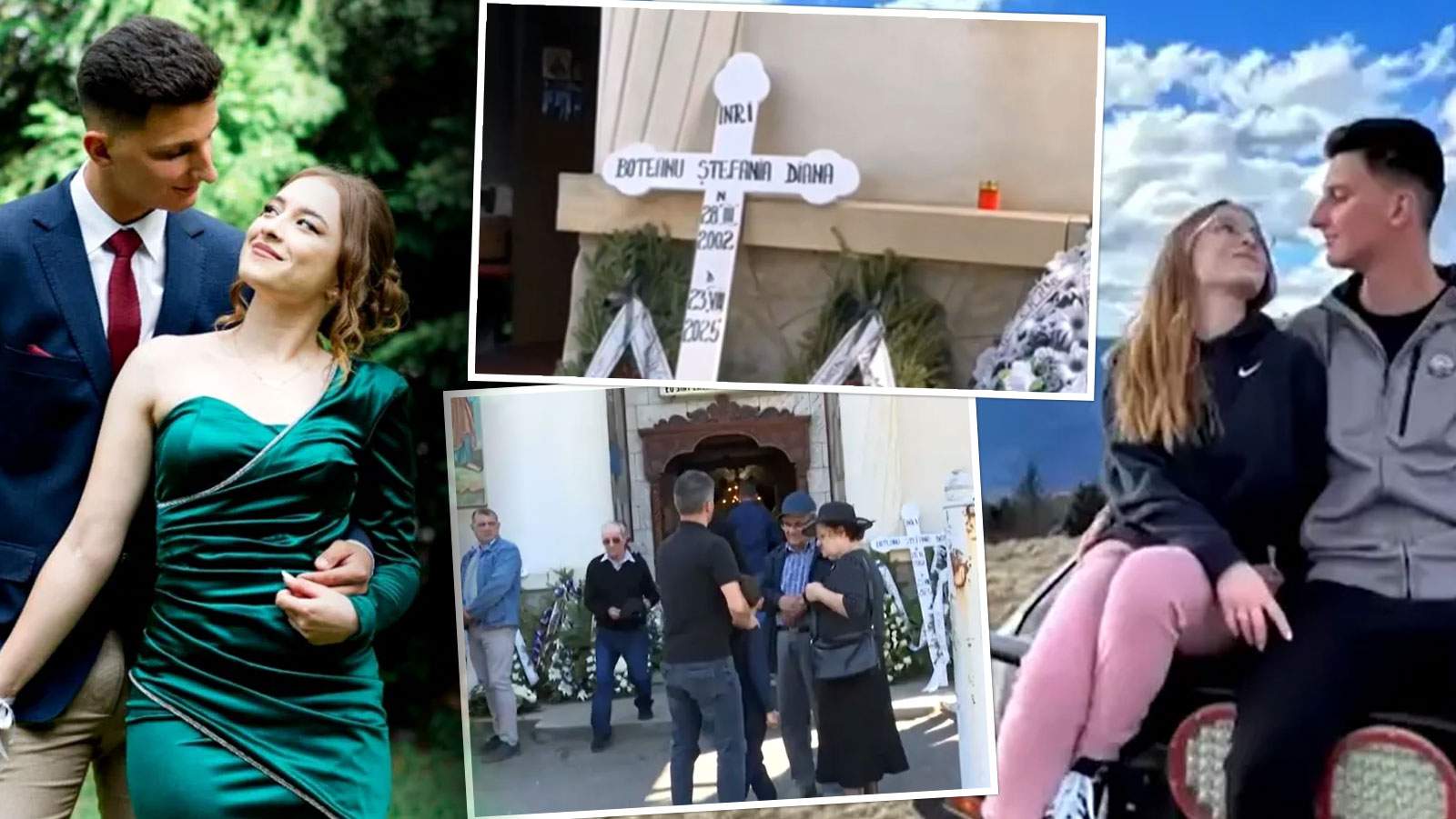 Imaginile durerii! Ștefania și Ștefan au fost înmormântați împreună! Familiile lor sunt cutremurare de suferință | FOTO