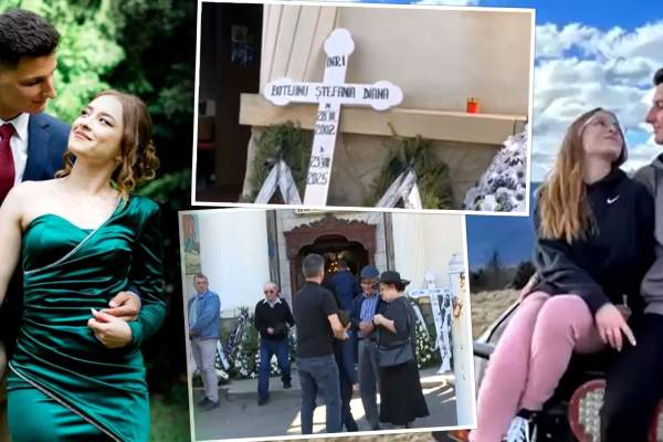 Imaginile durerii! Ștefania și Ștefan au fost înmormântați împreună! Familiile lor sunt cutremurate de suferință | FOTO