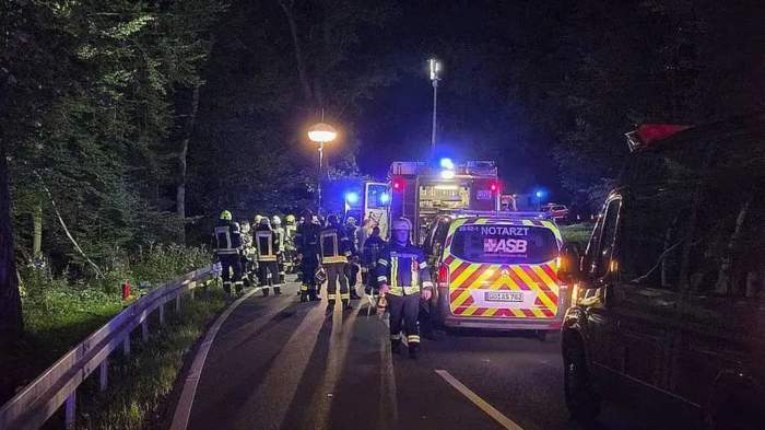 Tragedie pe o șosea din Germania! Patru români au murit într-un accident devastator