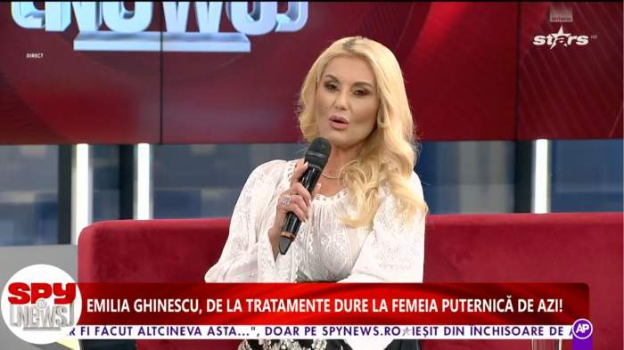 Emilia Ghinescu, declarații emoționante despre copilăria sa, la Spynews TV. Ce a mărturisit cântăreața despre familia ei