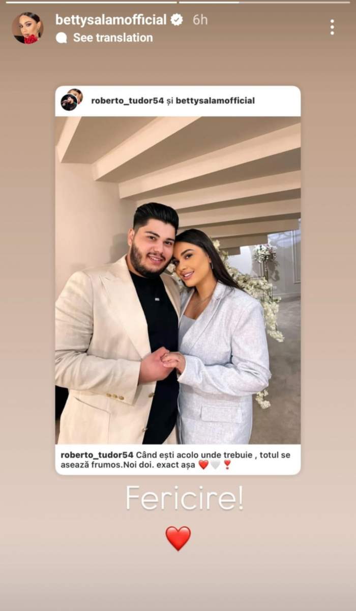 Betty Salam și Roberto Tudor