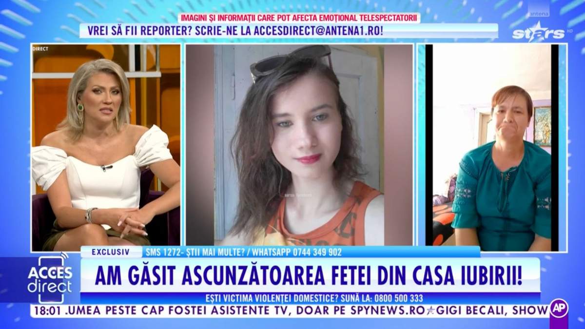 O nouă reușită pentru echipa Acces Direct! Au găsit-o pe Georgiana, tânăra dispărută de două săptămâni