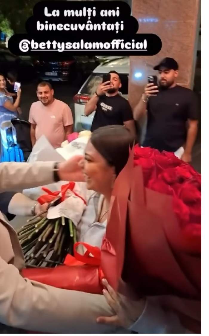 Betty Salam, cerută în căsătorie chiar de ziua ei, la o lună de la divorț? Roberto Tudor i-a pus inelul pe deget | VIDEO