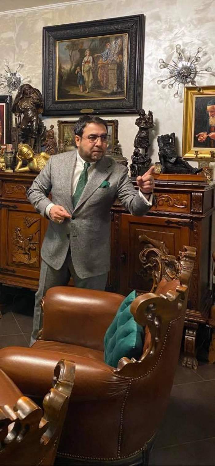 Dan Bursuc în biroul sau