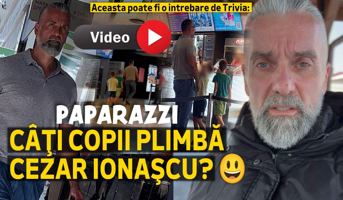 Aceasta poate fi o intrebare de Trivia: Câți copii plimbă Cezar Ionascu? | PAPARAZZI