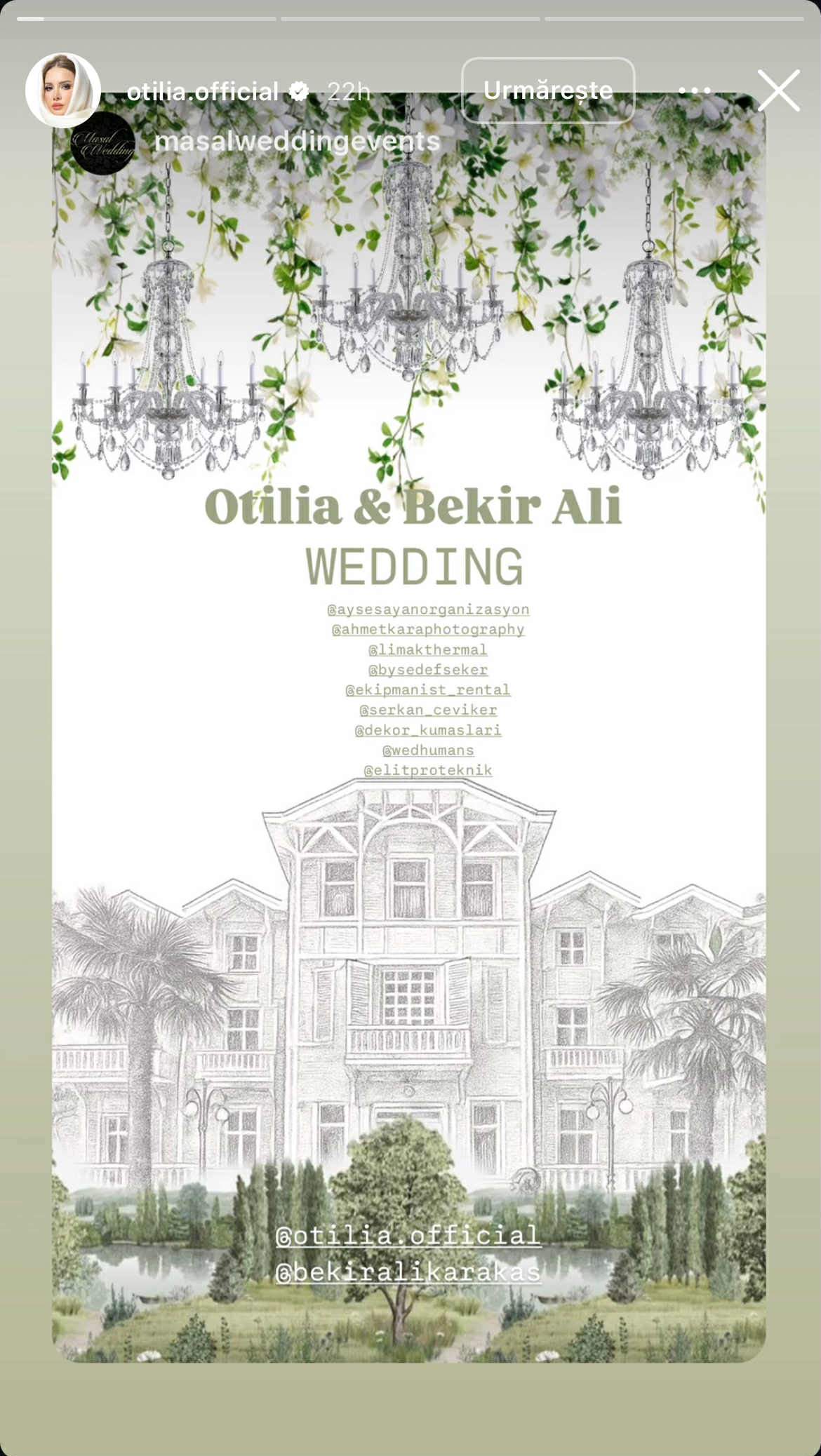 Otilia Bilionera s-a căsătorit. Cum a arătat artista în rochie de mireasă. Imagini spectaculoase de la marele eveniment | FOTO