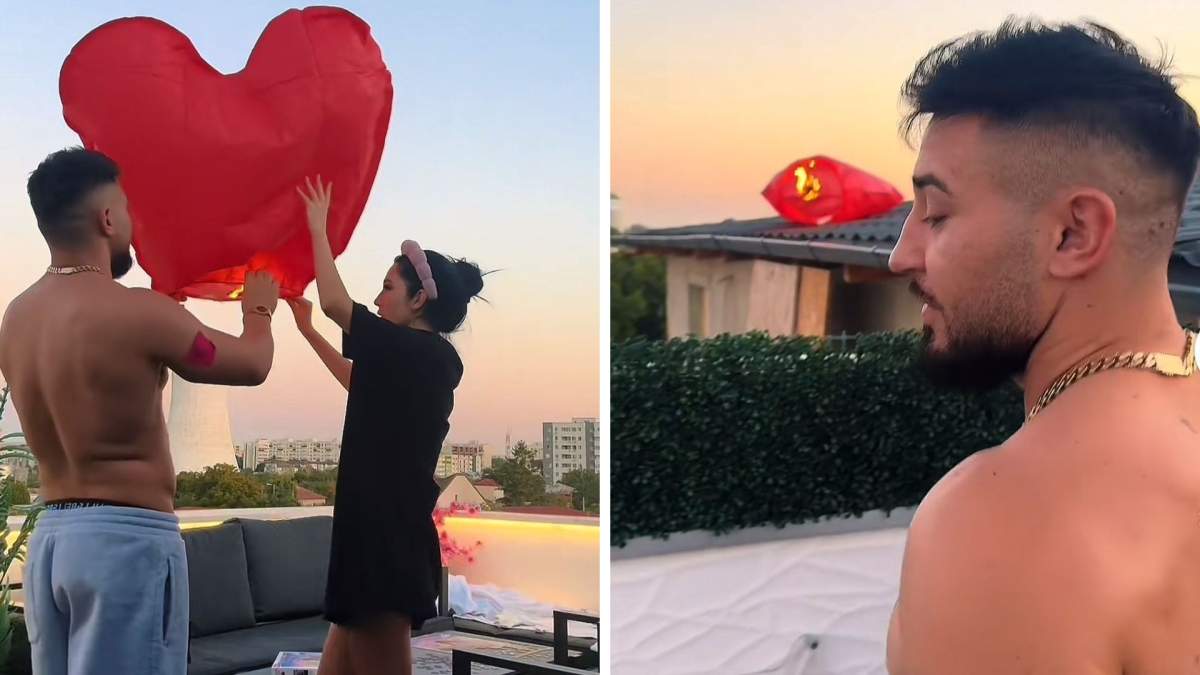 Bogdan Mocanu și iubita lui, moment romantic! Însă... s-a întâmplat ceva neprevăzut! Era să "ardă” casa vecinului | VIDEO