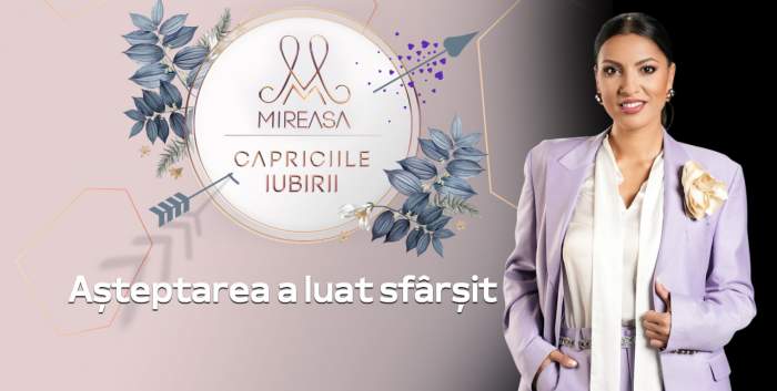 Raluca Preda deschide un nou capitol Mireasa. Capriciile iubirii, la Antena Stars, astăzi, de la ora 19.00