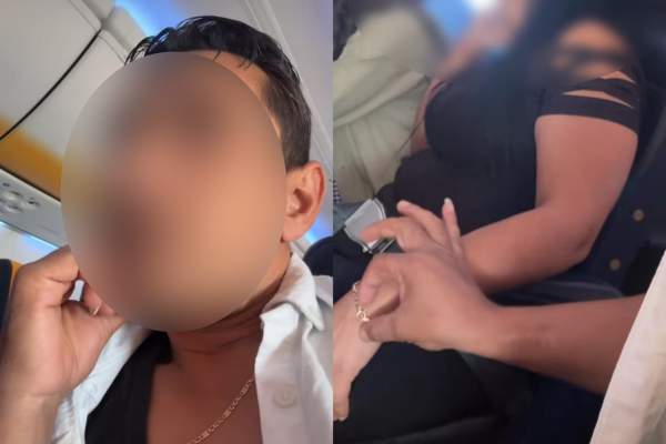 Imagini revoltătoare! Un român s-a filmat în timp ce ”fură” bijuteriile de aur ale unei femei, în avion! A adunat o adevărată captură acasă | VIDEO