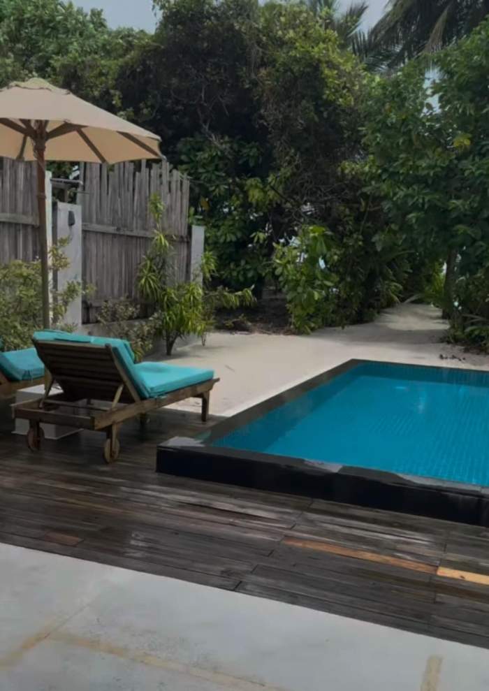 vila Marei Bănică din Maldive