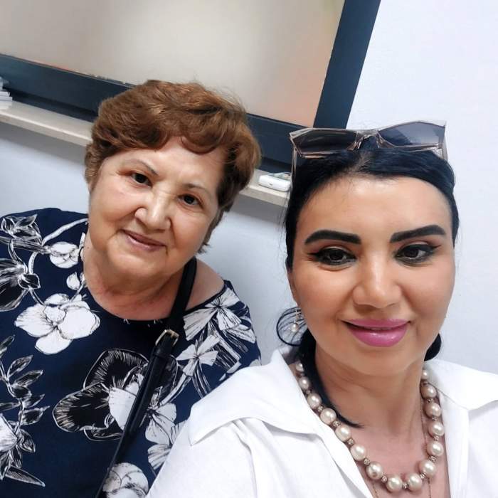 Adriana Bahmuțeanu  și mama ei