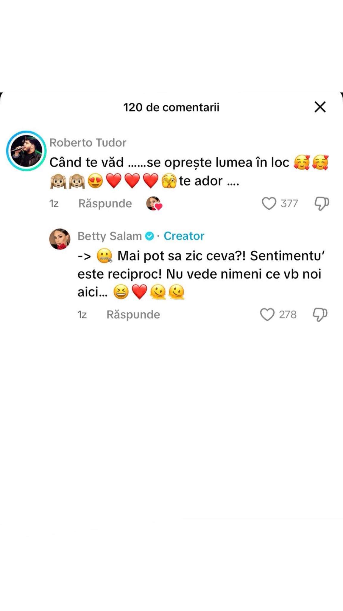 Roberto Tudor, topit după Betty Salam. Ce declarații de dragoste își fac cei doi amorezi în public, în premieră | FOTO