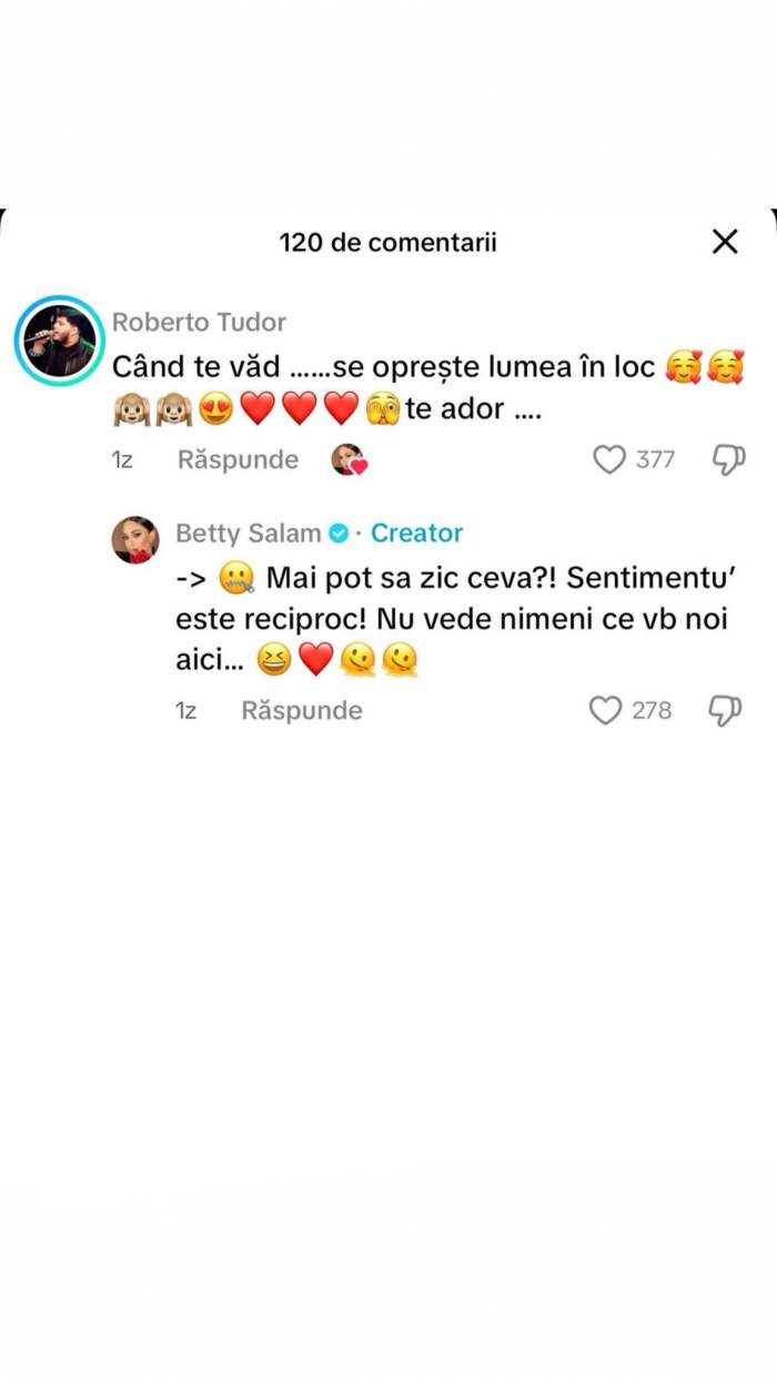 Roberto Tudor, topit după Betty Salam. Ce declarații de dragoste își fac cei doi amorezi în public, în premieră | FOTO