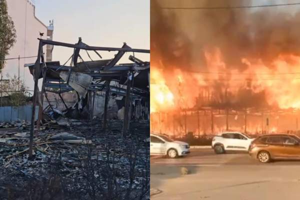 Imaginile dezastrului în Mamaia! Cum arată clubul Bellagio, după ce a fost mistuit de flăcări | VIDEO