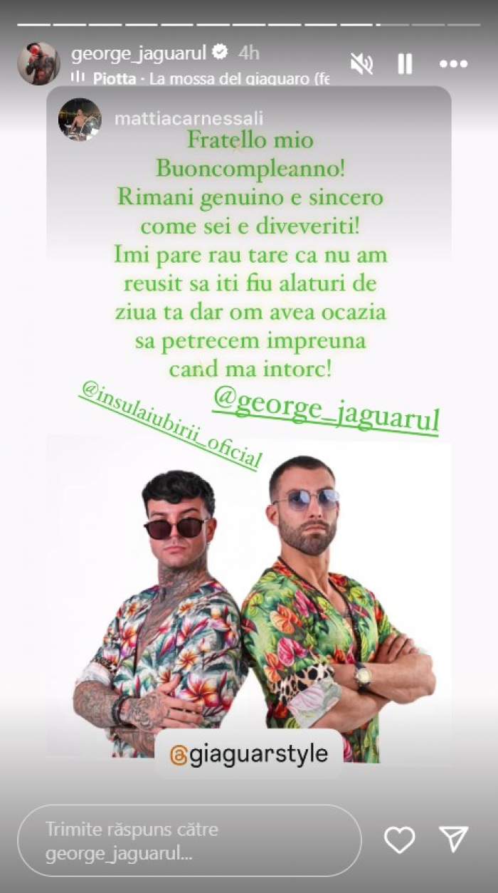 george jaguarul insula iubirii