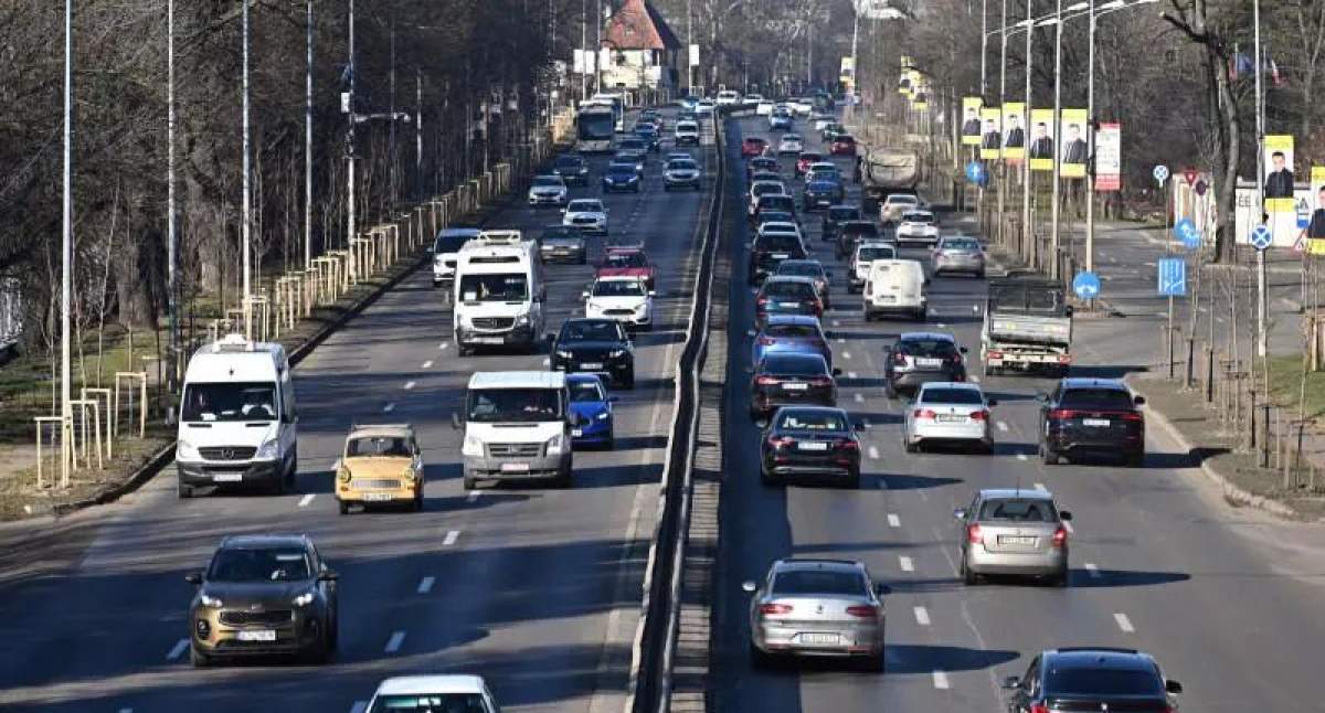 Atenție, șoferi! Trafic restricționat pe DN1. Se lucrează la viitoarea stație de metrou "Otopeni"
