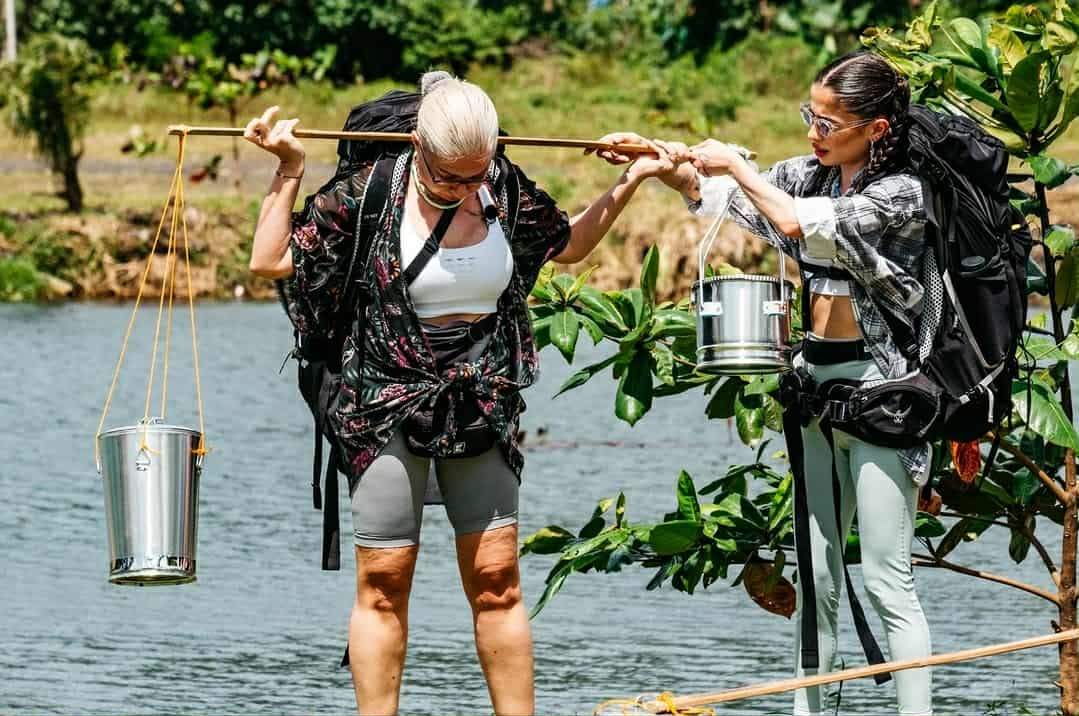 Catinca Roman și fiica ei, Calina