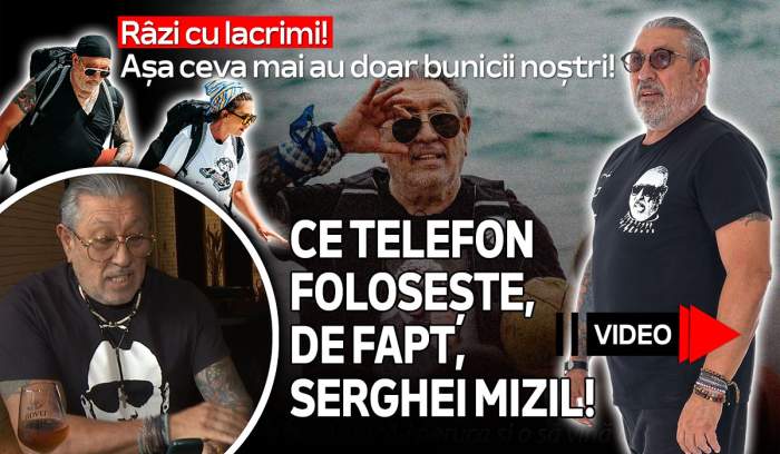 Râzi cu lacrimi! Așa ceva mai au doar bunicii noștri! Ce telefon folosește, de fapt, Serghei Mizil!
