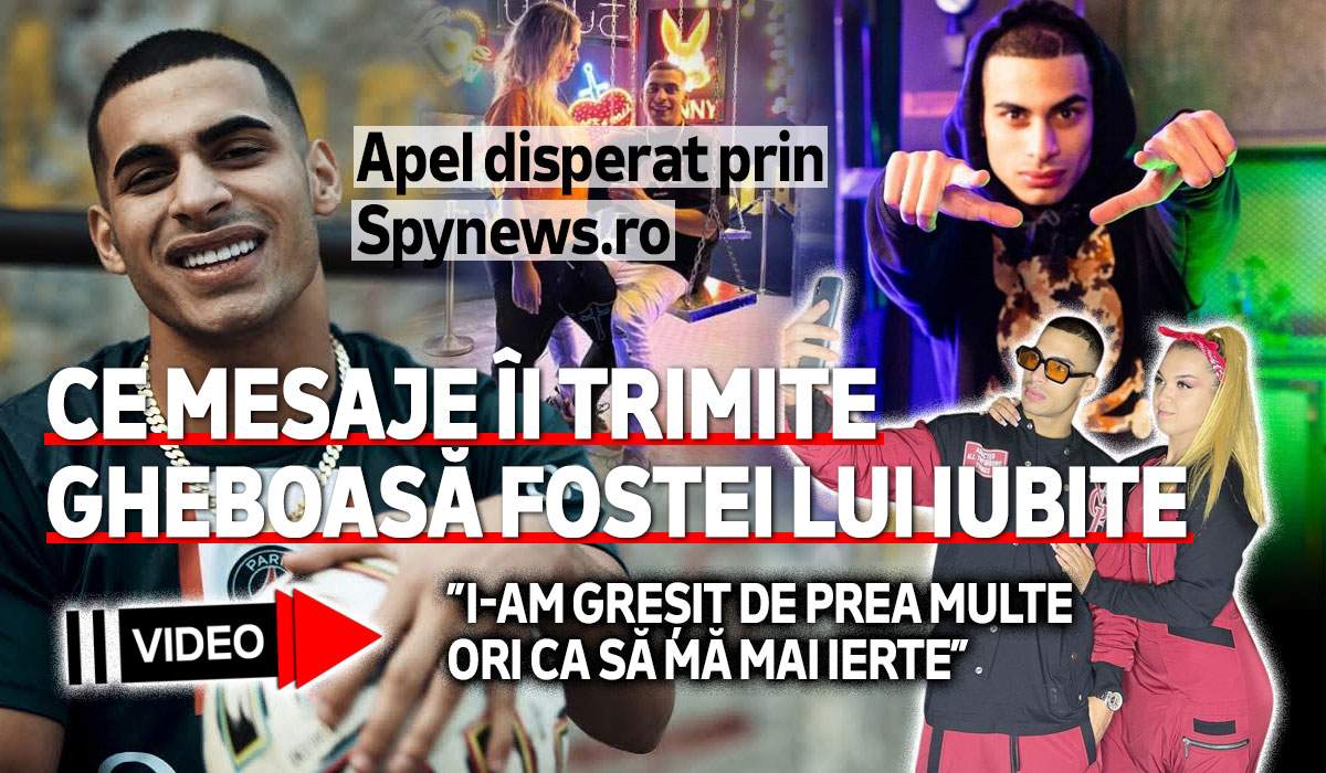 Apel disperat prin Spynews.ro. Ce mesaje îi trimite Gheboasă fostei lui iubite: ”I-am greșit de prea multe ori ca să mă mai ierte” | VIDEO