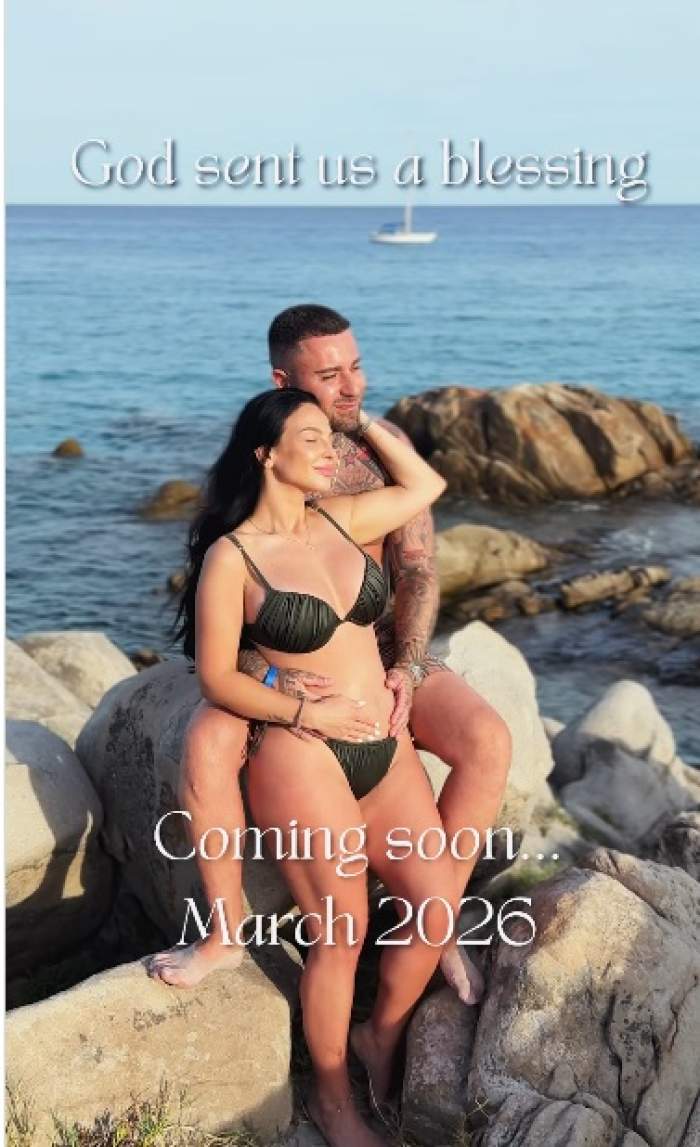 Francisca și Tj Miles vor deveni părinți! Primele imagini cu burtica de graviduță a artistei | VIDEO