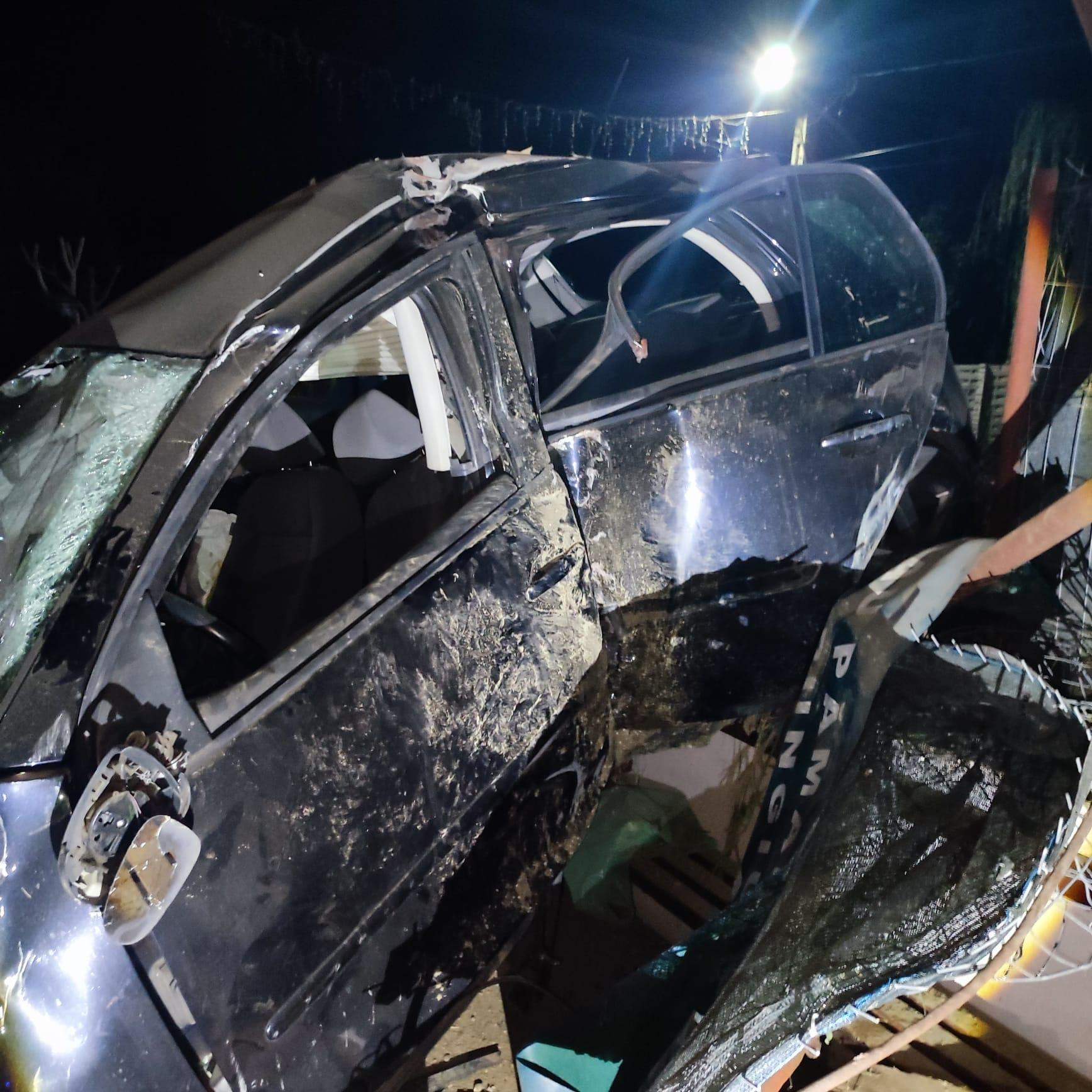 Accident grav în Piatra-Olt! Nouă victime, după ce un tânăr de 19 ani a intrat cu mașina într-o terasă plină