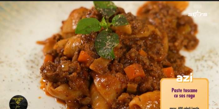Paste toscane după rețeta lui Chef Horia Manea. De ce ingrediente ai nevoie