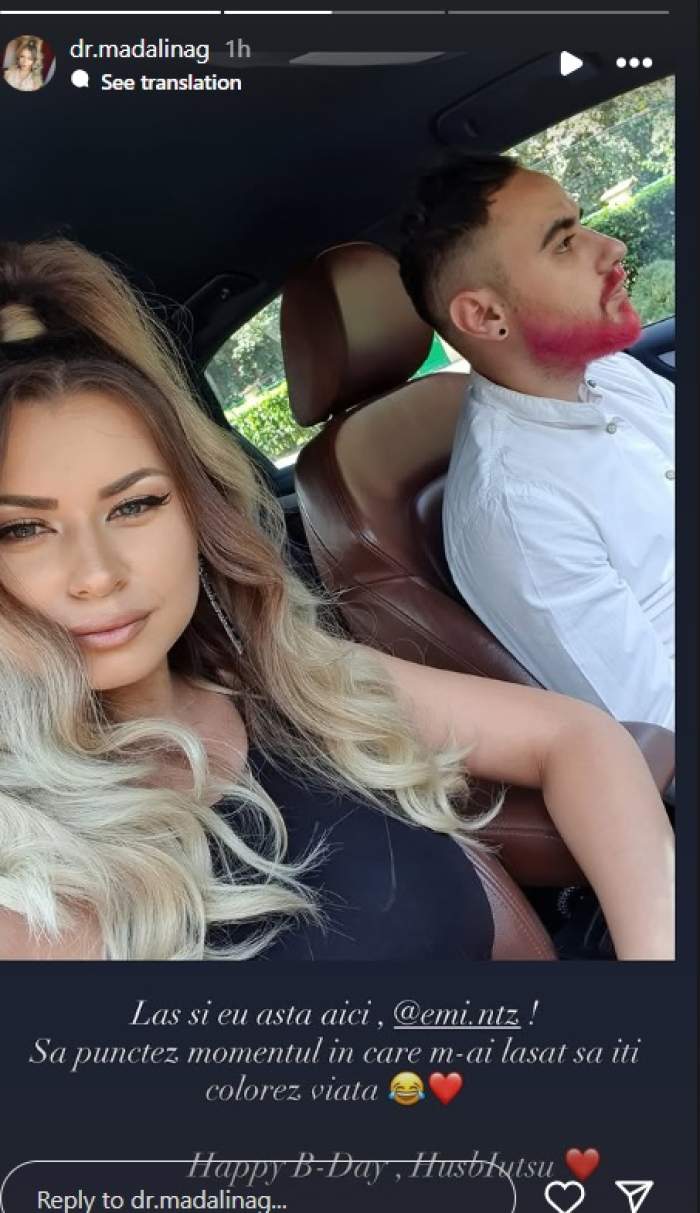 Mădălina, soția lui Emi de la Power Couple, urare emoționantă de ziua de naștere a soțului său. Ce i-a transmis sufletului ei pereche: "Să punctez..." | FOTO