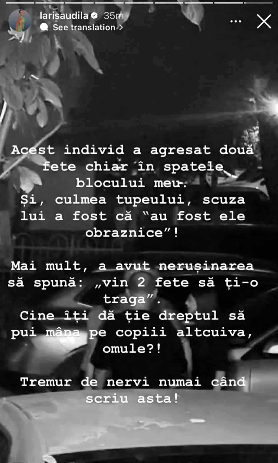 mesajul Larisei Udilă