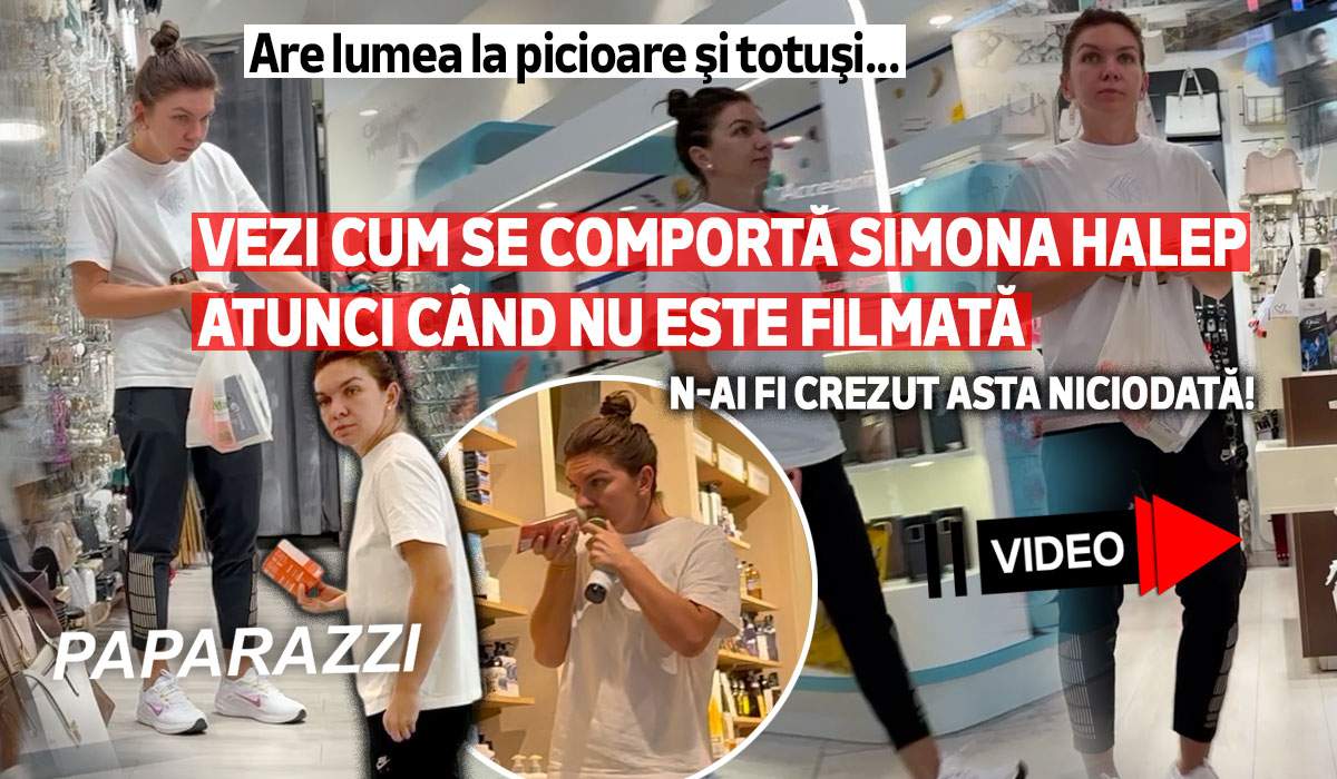 Vezi cum se comportă Simona Halep atunci când nu este filmată! Are lumea la picioare şi totuşi... N-ai fi crezut asta niciodată! Paparazzi