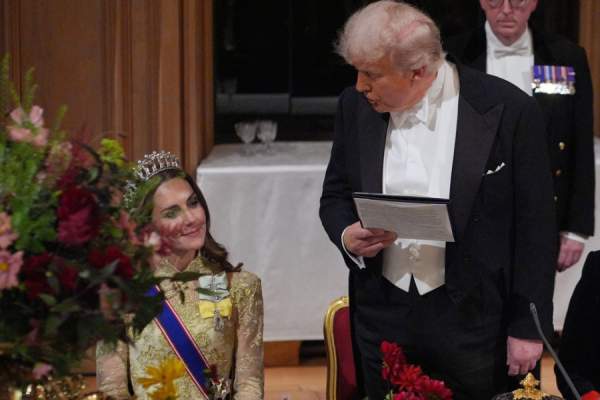 Ce compliment i-a făcut Donald Trump lui Kate Middleton în secunda în care a văzut-o. A lăsat-o fără cuvinte