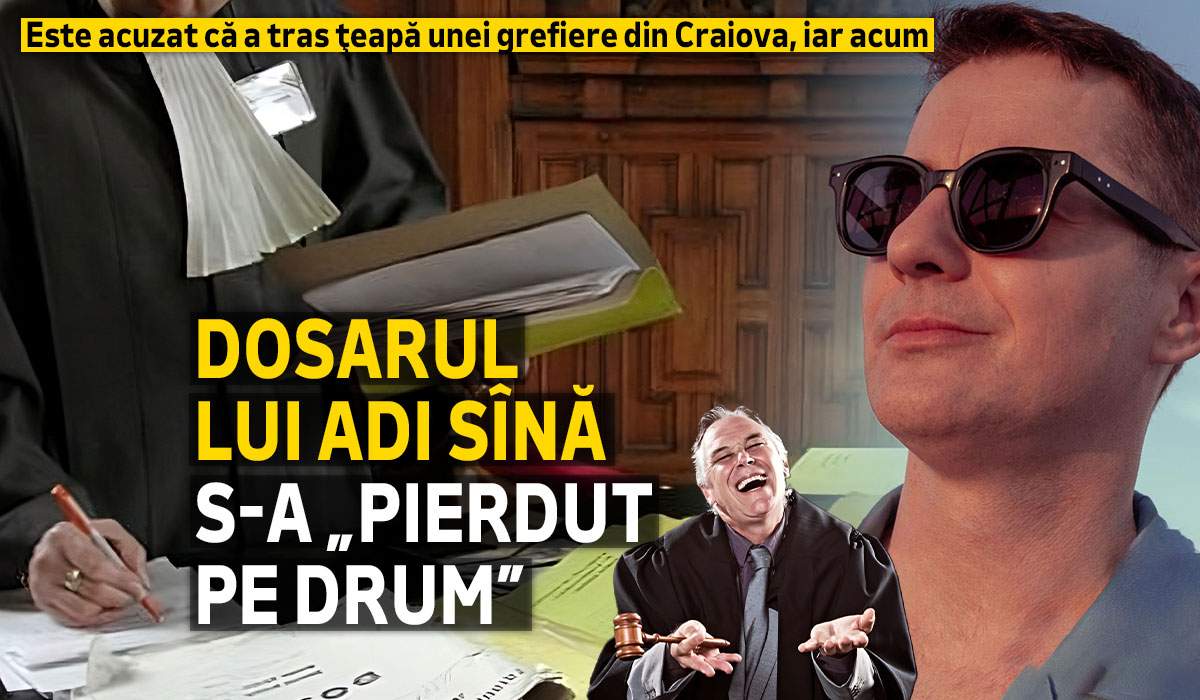 Este acuzat că a tras țeapă unei grefiere din Craiova, iar acum... Dosarul lui Adi Sînă s-a „pierdut pe drum”