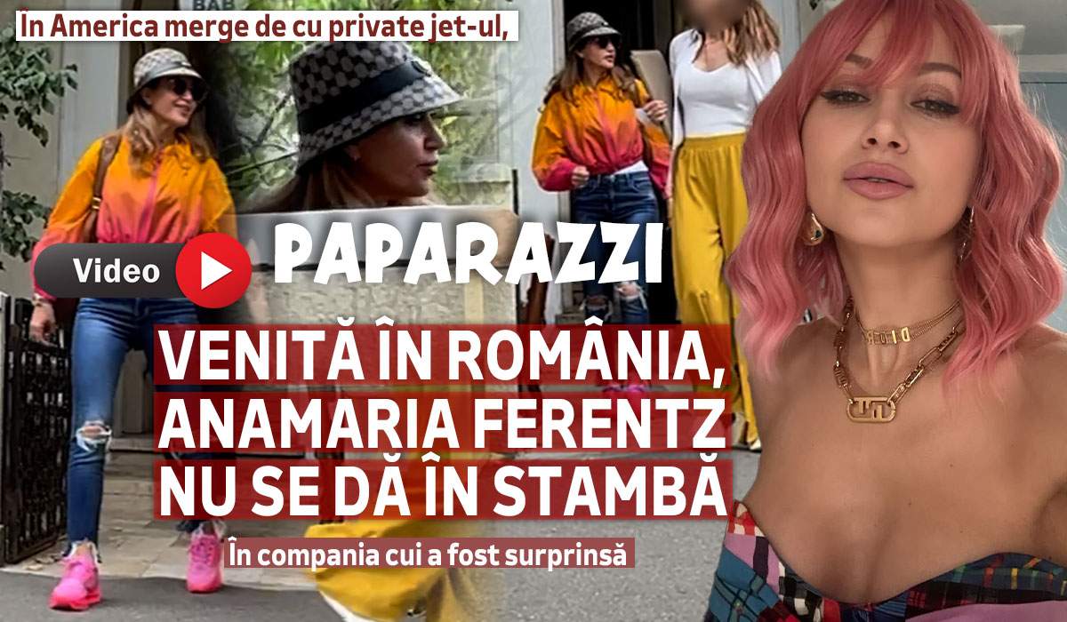 În America merge des cu private jet-ul, venită în România, Anamaria Ferentz nu se dă în stambă! În compania cui a fost surprinsă