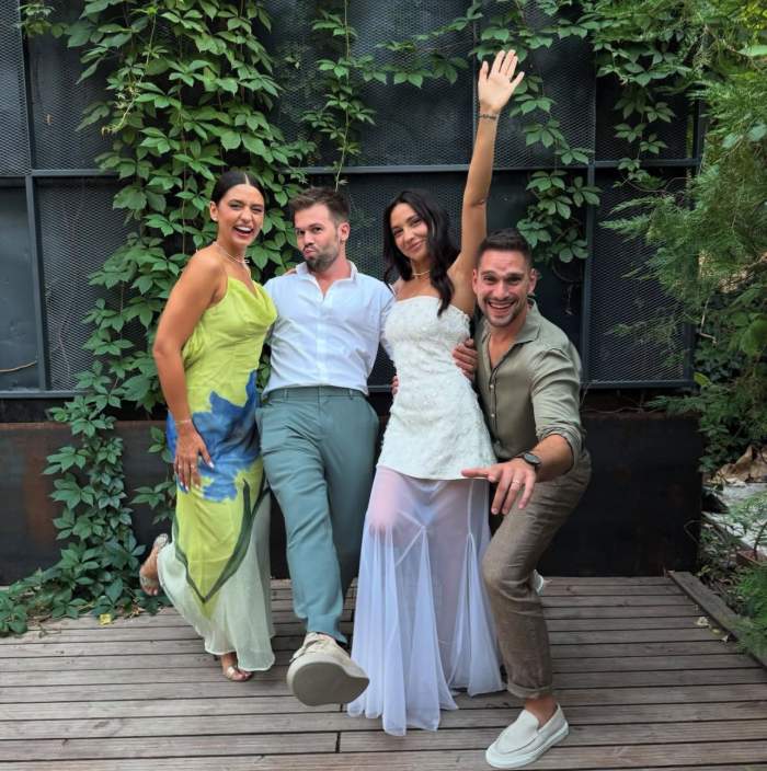 Oana și Vlad Gherman au fost nași pentru prima dată. Cei doi au cununat un cuplu | FOTO