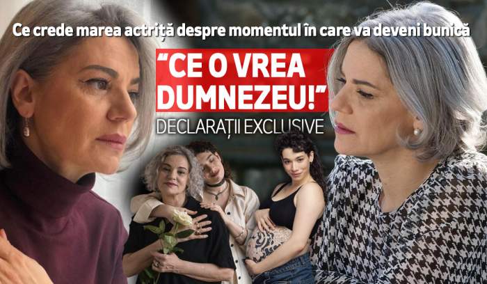 Ce crede Maia Morgenstern despre momentul în care va deveni bunică. “Ce o vrea Dumnezeu!” Declarații exclusive