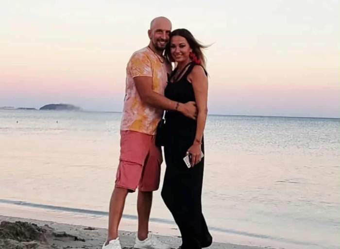 Anca Țurcașiu și iubitul ei în vacanță