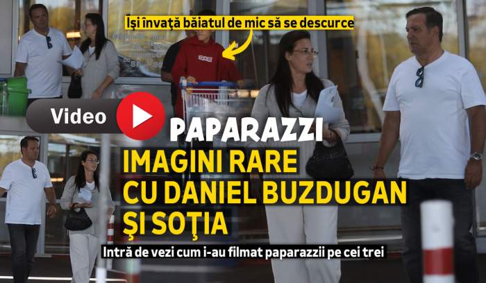 Îşi învaţă băiatul de mic să se descurce! Imagini rare cu Daniel Buzdugan, soţia şi copilul! Intră să vezi cum i-au filmat paparazzii pe cei trei | PAPARAZZI