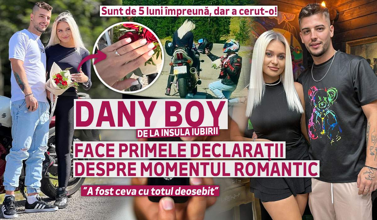 Sunt de 5 luni împreună, dar a cerut-o! Dany Boy de la Insula iubirii face primele declaraţii despre momentul romantic: ”A fost ceva cu totul deosebit”