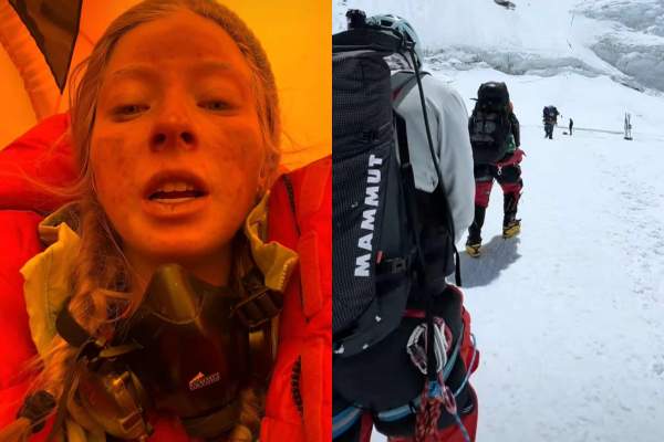 Turistă, experiență terifiantă pe muntele Everest! A fost nevoită să se întoarcă de urgență din zona morții la sol | VIDEO
