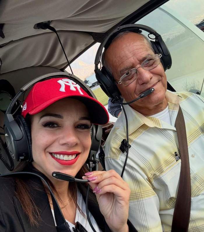 Deborah Estrella și instructorul ei