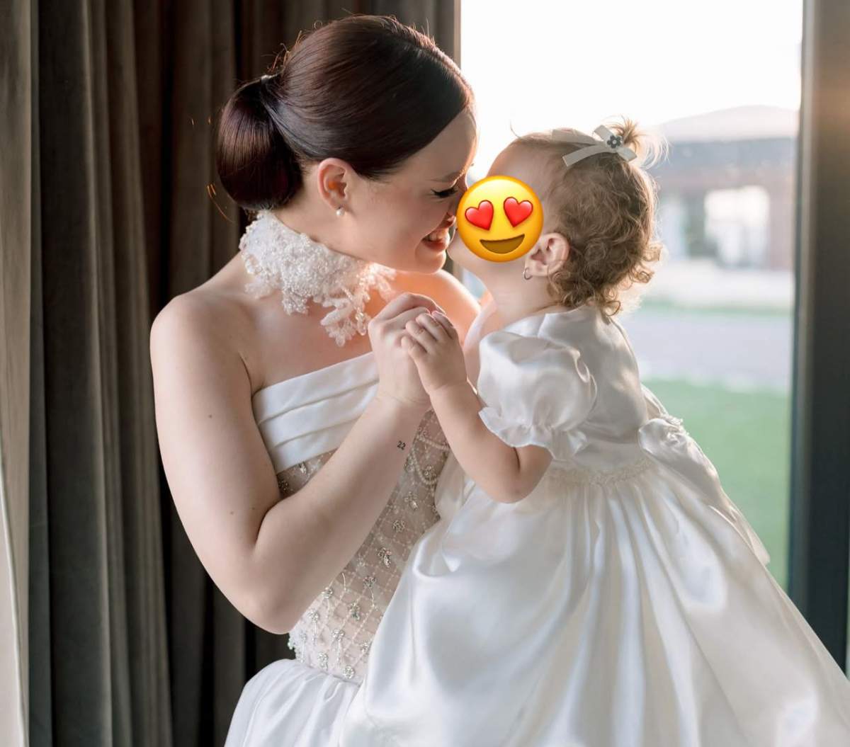 Lorena Șerban, imagini emoționante din ziua nunții, alături de fiica ei. Freya a fost îmbrăcată ca o prințesă | FOTO