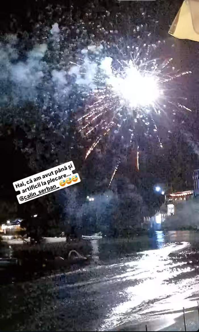 Anca Țurcașiu și Călin Șerban, triști că s-a încheiat vacanța! Au plecat pe focuri de artificii din Grecia | FOTO