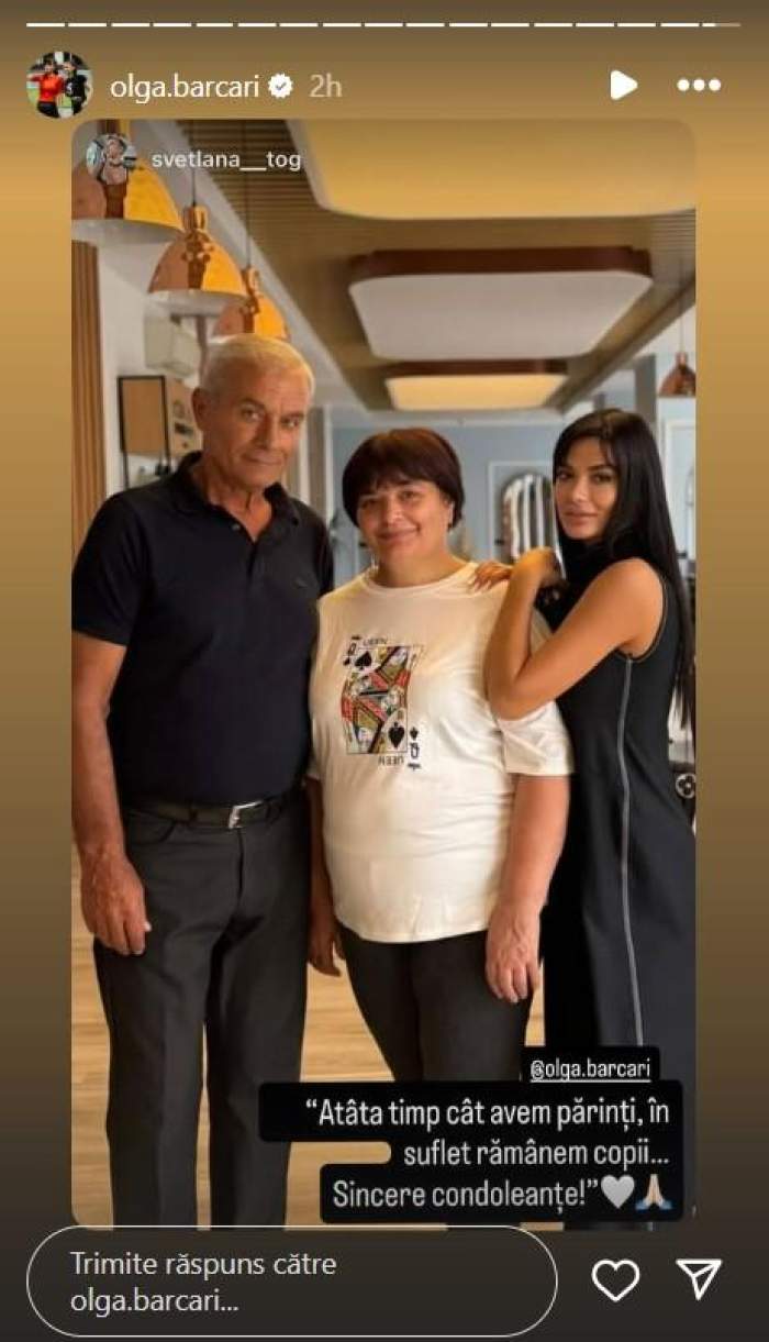 olga barcari si familia