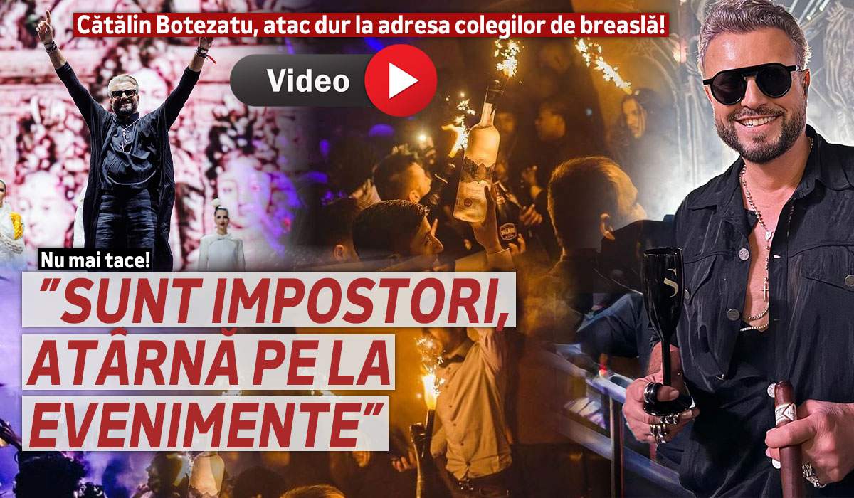Cătălin Botezatu, atac dur la adresa colegilor de breaslă!  ”Sunt impostori, atârnă pe la evenimente”.  Nu mai tace! | VIDEO